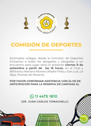 COMISIÓN DE DEPORTES